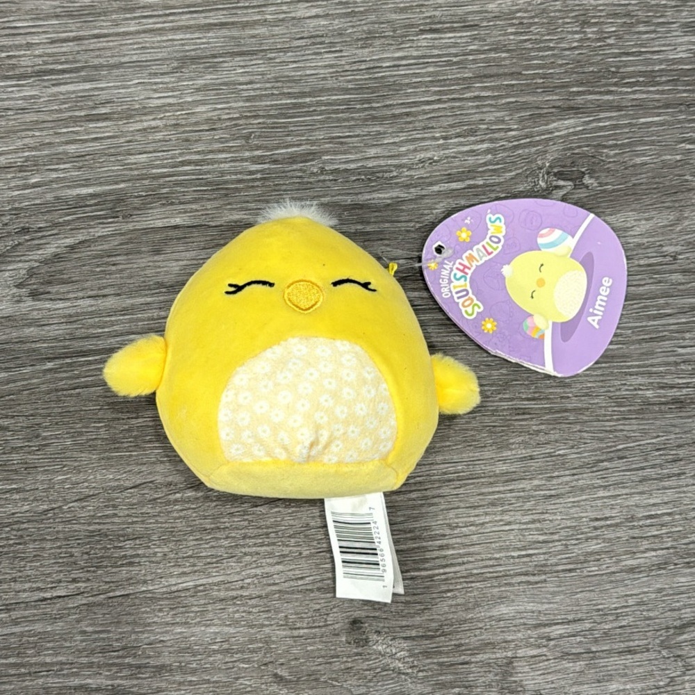 3x$25 ‼️ NWT Squishmallows 4.5" Aimee the Chick